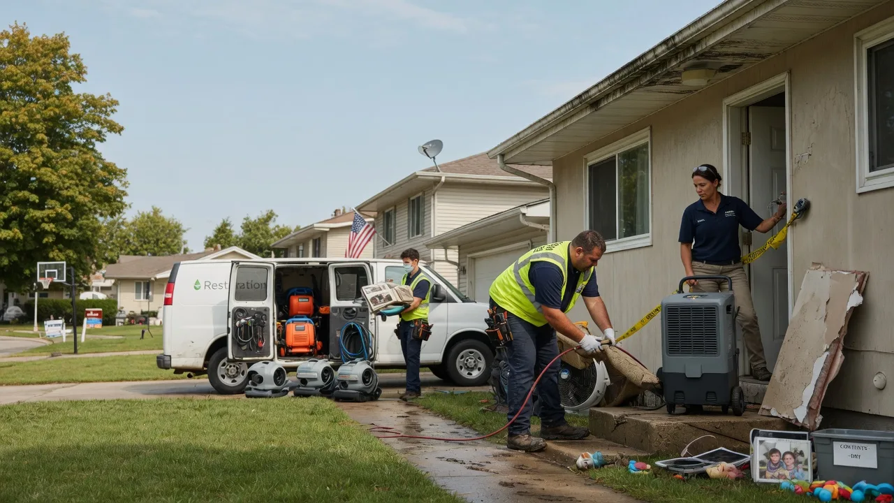 Water Damage Restoration in Sherman, IL near me